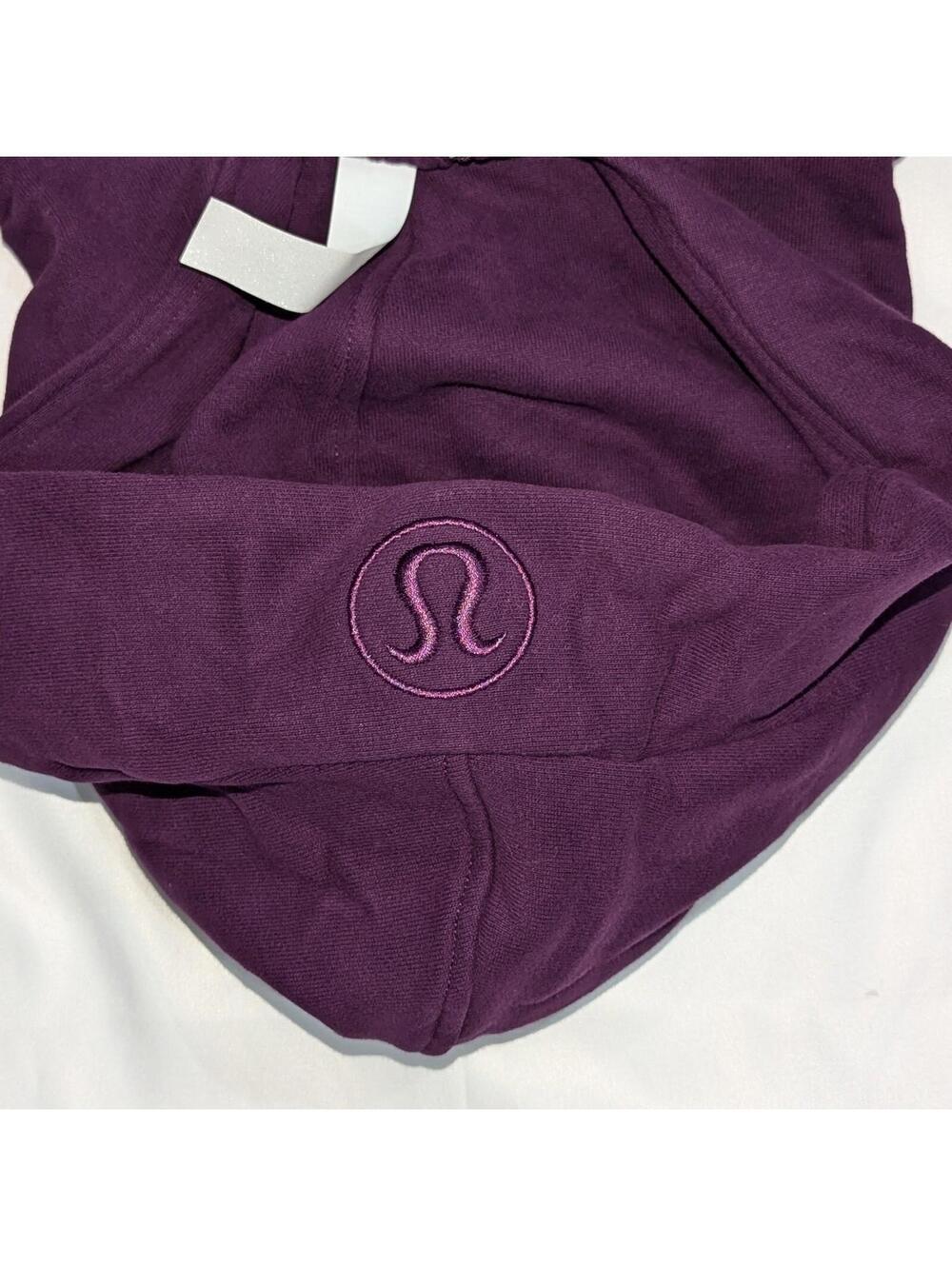 Lululemon Scuba Oversized 1/2 Zip Hoodie XS/S Dramatic Magenta Half Zip - Picture 4 of 9
